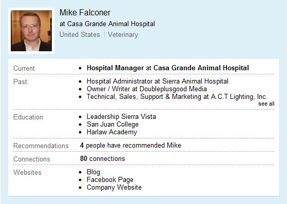 Mike's LinkedIn Profile